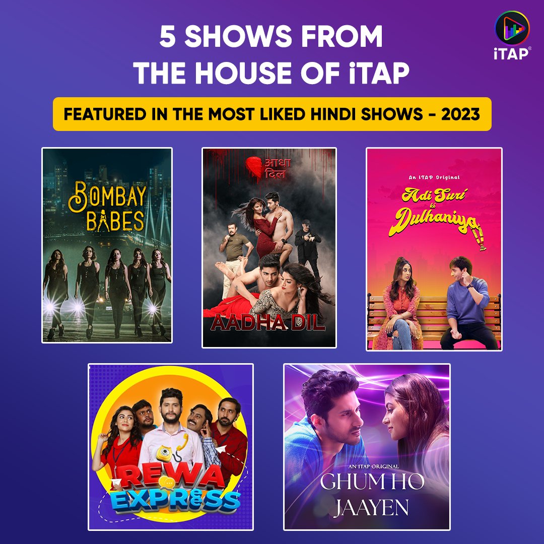 Our iTAP shows are basically the cool kids in the Hindi TV class! 5 of them just aced the 'Most Liked Shows of 2023' exam. Get ready to party with us and binge-watch the awesomeness!

#itap #series #ottplatform #mustwatchseries #shows #moives #watchnow #watchitonitap