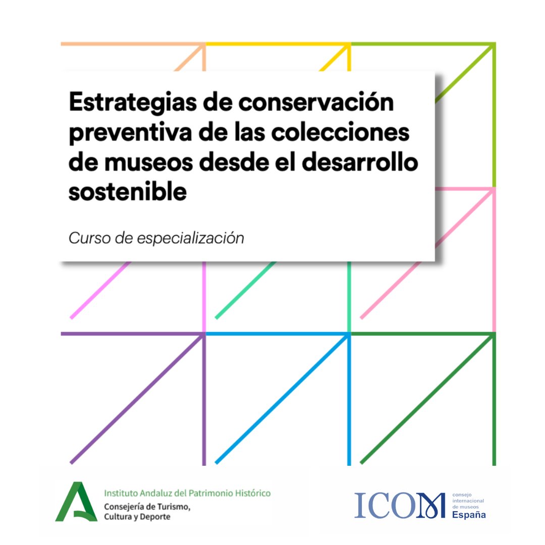 🏛"Estrategias de conservación preventiva de las colecciones de museos desde el desarrollo sostenible", una Formación del <a href="/IAPHpatrimonio/">IAPH</a>

📆13-15.05.24  

👥Coordinan: <a href="/dora_llamas_78/">Dora Llamas</a> Presidenta de <a href="/IcomEsp/">ICOMEsp</a> e Isabel Rey,  miembro del Consejo Ejecutivo

ℹ️ bit.ly/48MiNpO