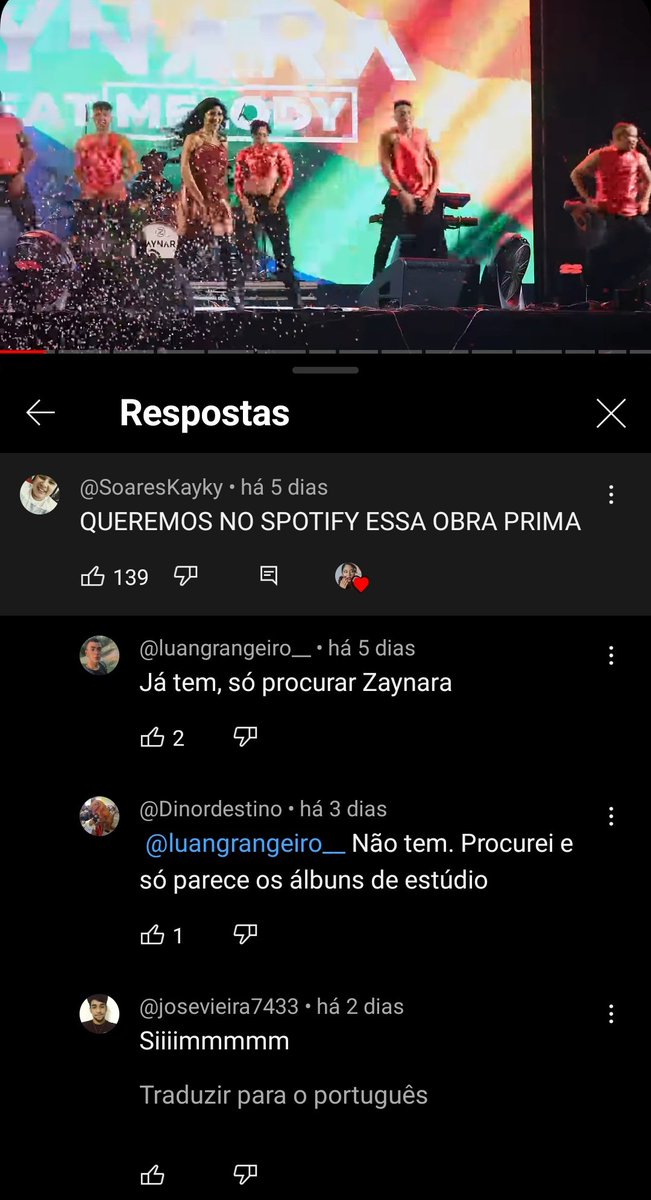 obruoliveira's tweet photo. @zaynaraa @SpotifyBrasil O povo Brasileiralo clama por isso. https://t.co/9BCbQOiIb2