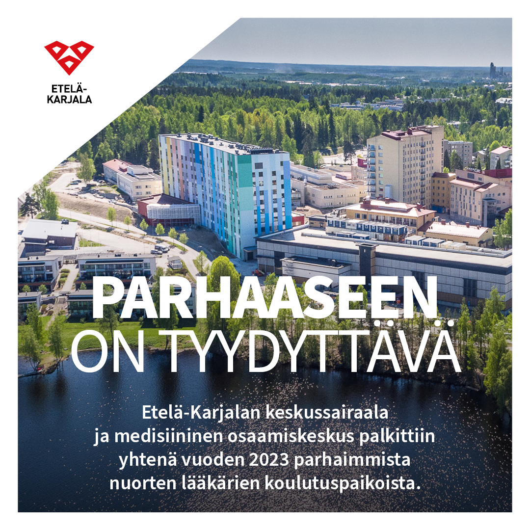 Onnittelut <a href="/EtelaKarjalaHVA/">Etelä-Karjalan hyvinvointialue</a> 💪💪💪