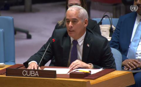 Cuba reitera llamado a detener el genocidio de Israel contra el pueblo palestino👉cubaminrex.cu/es/cuba-reiter…