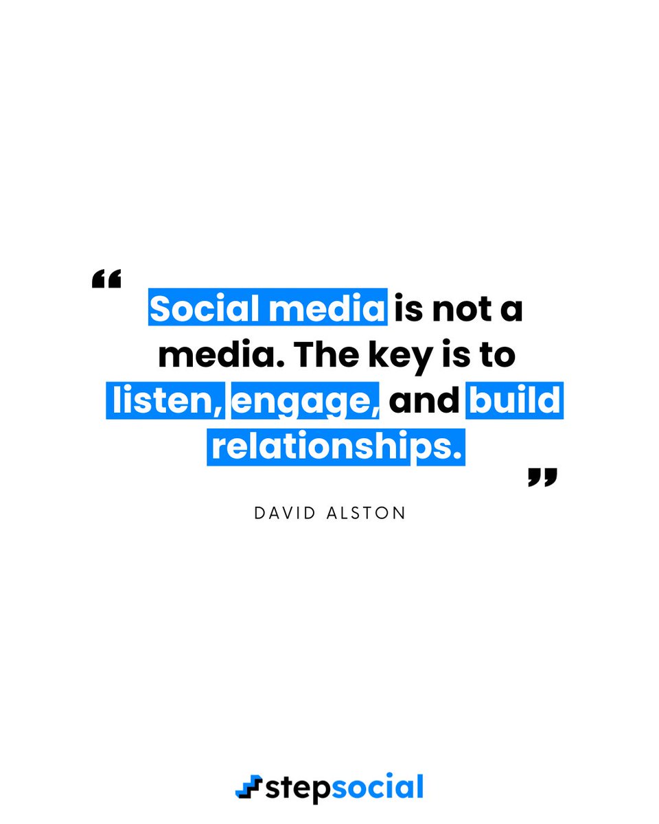 StepSocialCom's tweet photo. Social media isn't just a platform, it's a conversation! ๐ฃ๏ธ
The secret sauce?
Listen, engage, and build meaningful connections.
Let's turn every interaction into a story. ๐ฌ
#stepsocial #socialmediamanagement #socialmediamarketing #contentmarketing #engageandconnect https://t.co/fE3u9OQimv