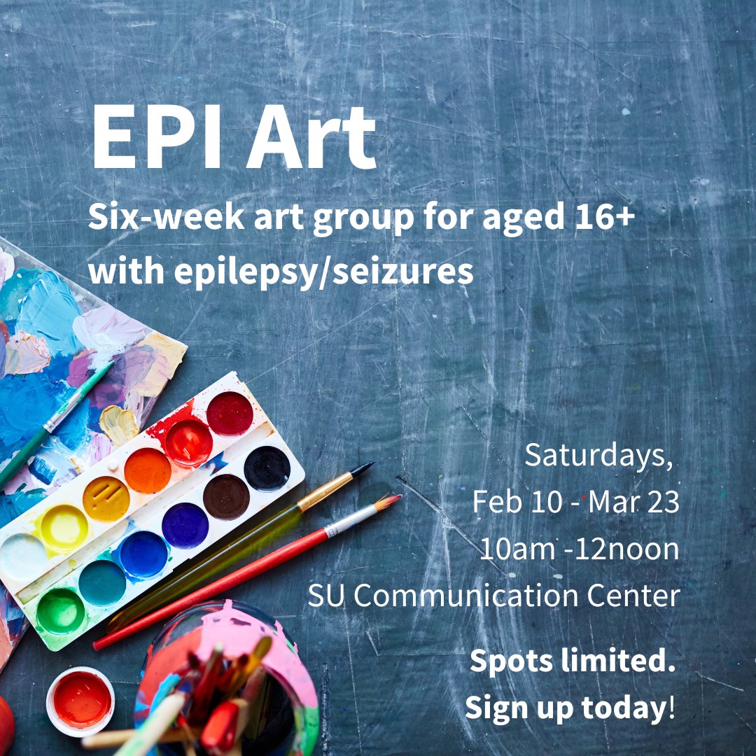 EPI_NY's tweet photo. EPI Art is a great way to spend time with other who have epilepsy! RSVP for our Syracuse session starting on February 10. RSVP: https://t.co/8dfkbbldnO
#epiny #eawcny #epiart https://t.co/ooHPNZJGwO