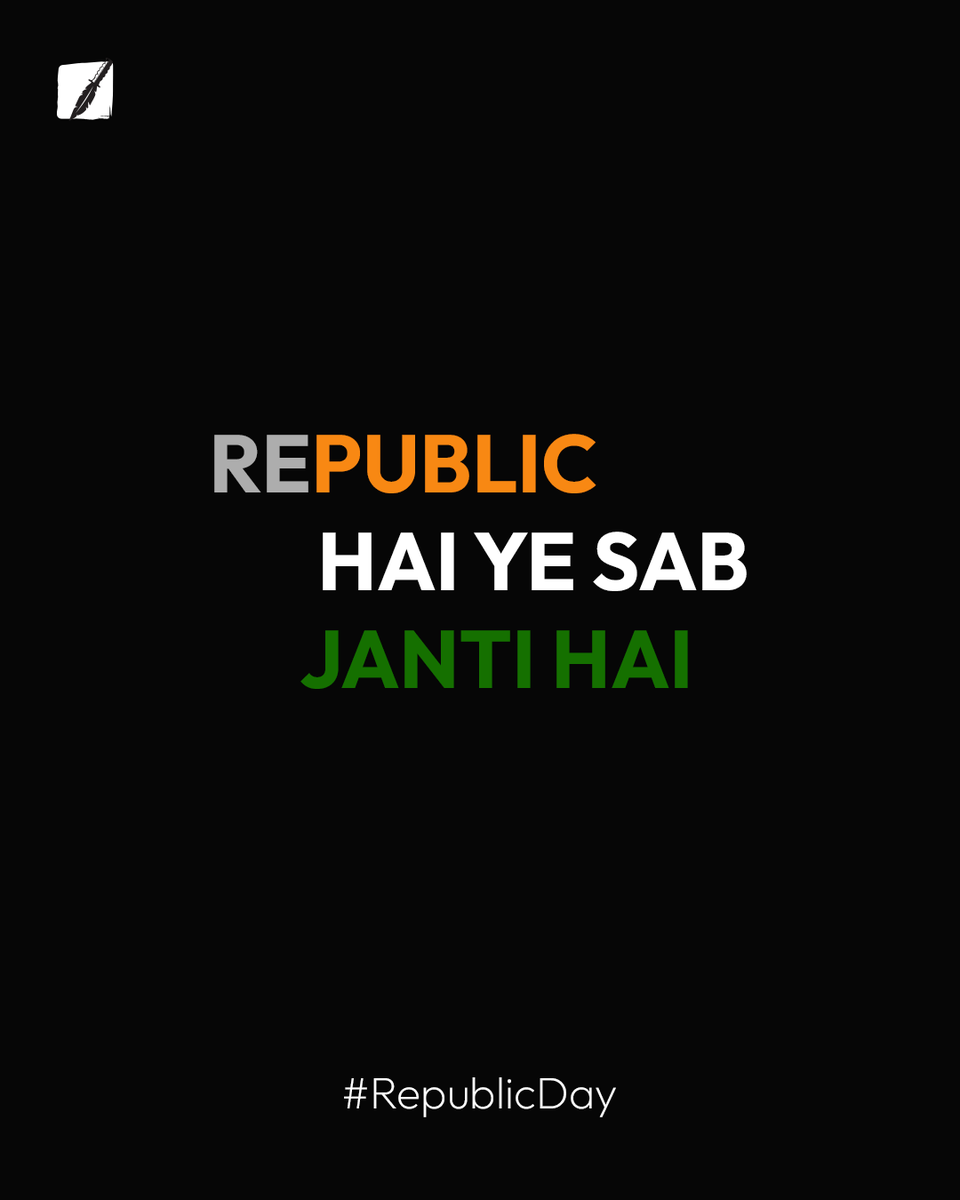 feathernknife's tweet photo. Kya bolti hain janta?😎
Happy Republic Day from Team Fn’K!

#RepublicDay2024 #HappyRepublicDay #RepublicDay #TheFeathernKnife #SocialMediaMarketing #SocialMediaManagement #DigitalMarketing @socialmedia2day @Social_Samosa https://t.co/X7FrxeP2l5