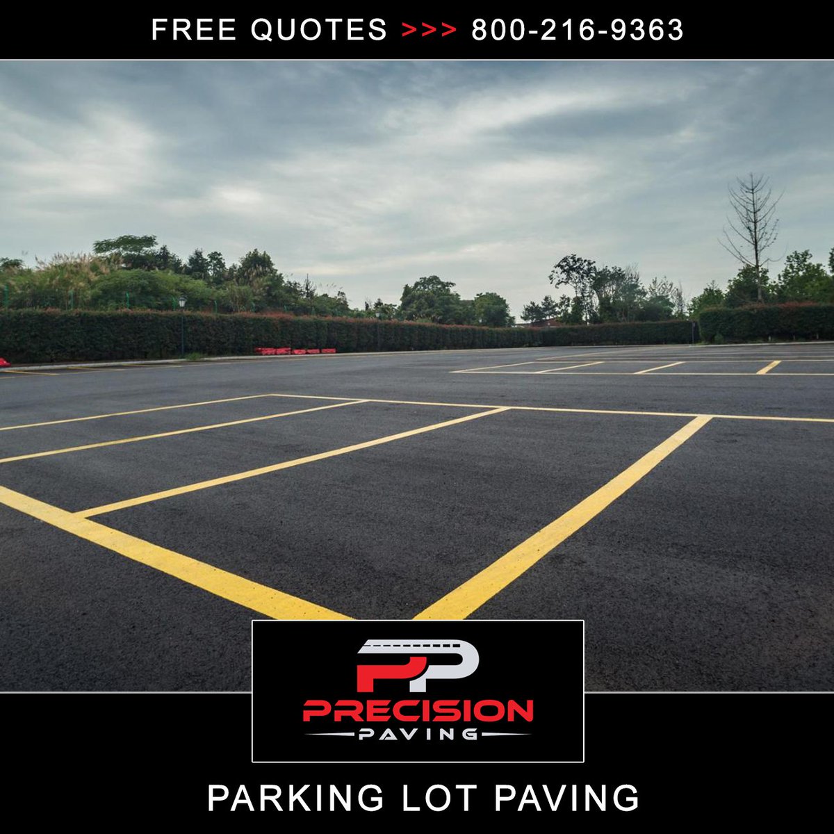 PavingPrecision's tweet photo. 🅿️✨ Our top-notch parking lot paving services guarantee a smooth and professional appearance. Enhance safety, boost aesthetics, and leave a lasting impression on your clients. 🏢 

#PrecisionPaving #BusinessUpgrade #PavingExcellence https://t.co/pbrpwcNfcp