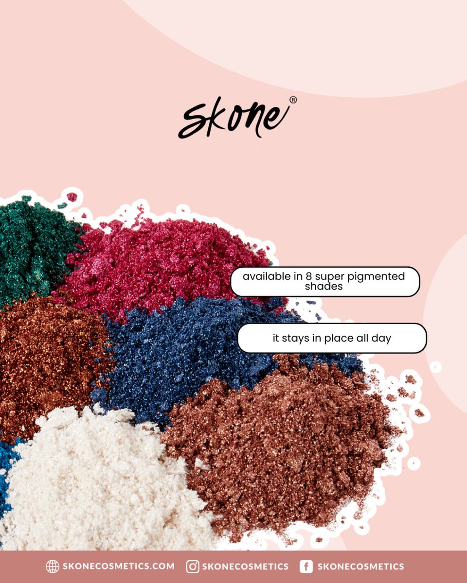 SKONEcosmetics's tweet image. Thinking about trying our Gems Eyeshadow? 💎💎 Well, this is your sign. 

Swipe left to know why they're awesome.

#colorfuleyeshadow #eyeshadowcollection #makeupartist #makeuplover #makeupbrand #cosmeticbrand #crueltyfreemakeup #cleanbeauty #parabenfree #skonecosmetics