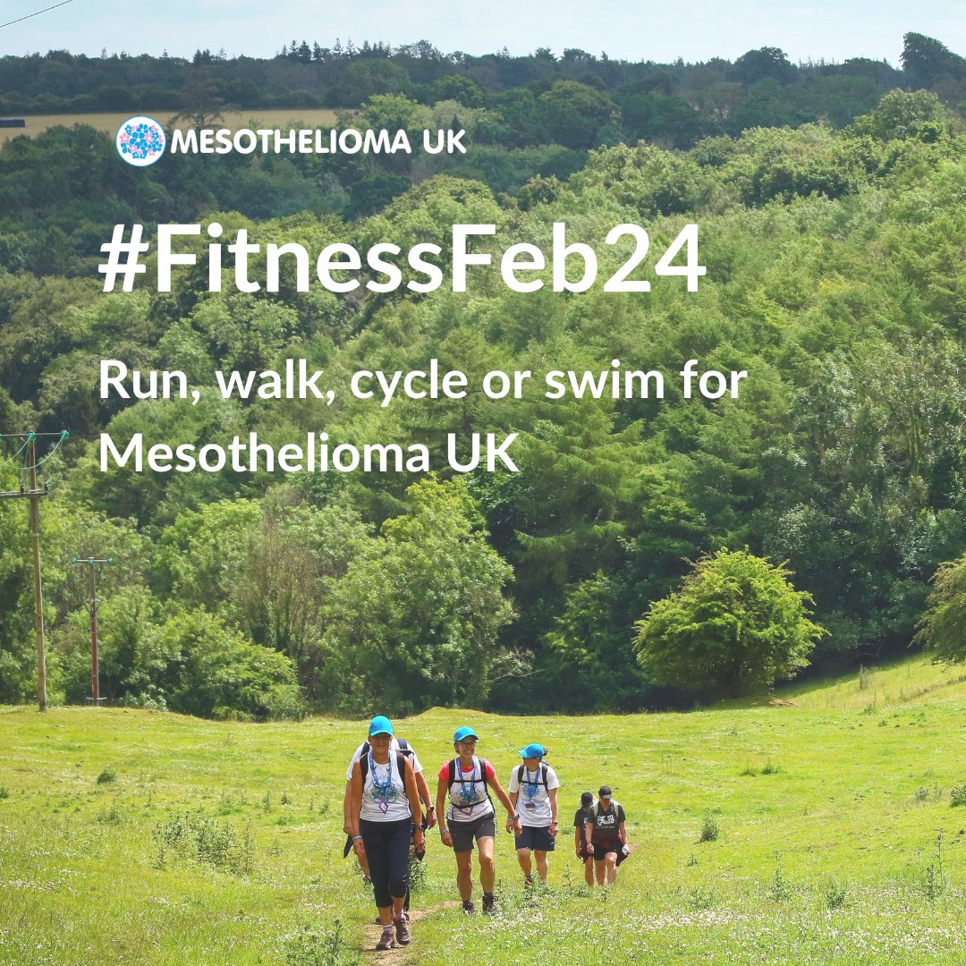 One week to go until Fitness February 2024 begins! There's still lots of time to sign up and plan your challenge mesothelioma.enthuse.com/cf/fitness-feb… Head over to our fundraising group to share updates, get tips and advice and chat to other fundraisers. facebook.com/groups/7388878… #Fitnessfeb24
