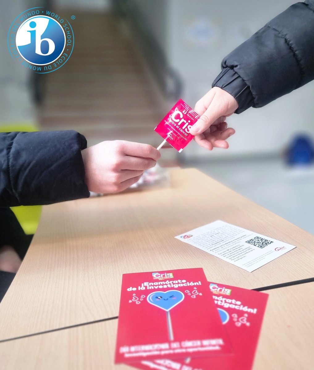 ¡Somos solidari@s!❤️🌼

A través del Bachillerato Internacional (IB) formamos jóvenes solidarios y bien informados. 💡💙

Este mes, nuestros alumnos lideran el programa solidario "Cris contra el cáncer", recaudando donativos para la investigación del cáncer infantil. ✌️