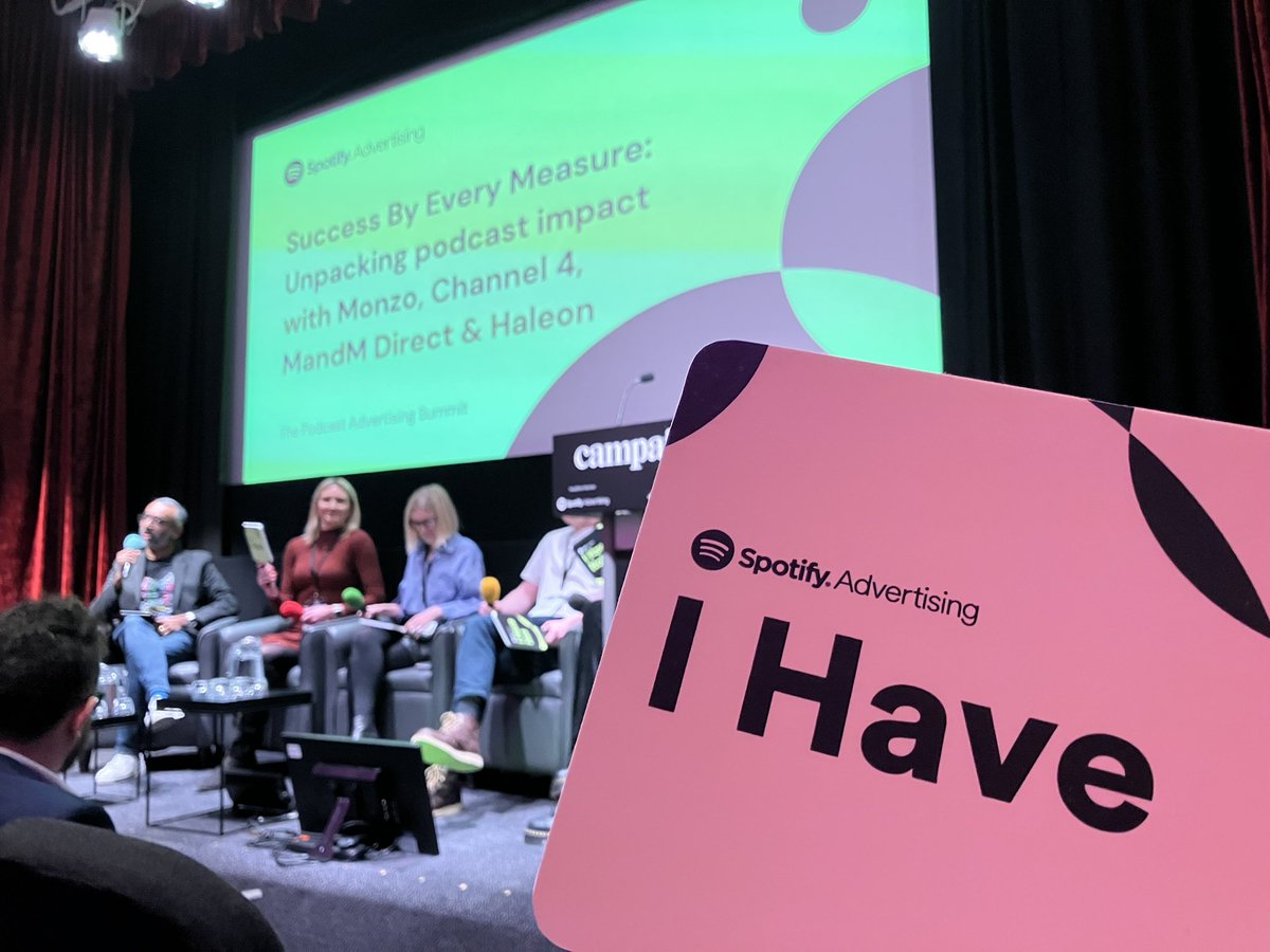 A first - playing never have I ever at a conference #PodcastAdSummit @SpotifyUK @Campaignmag