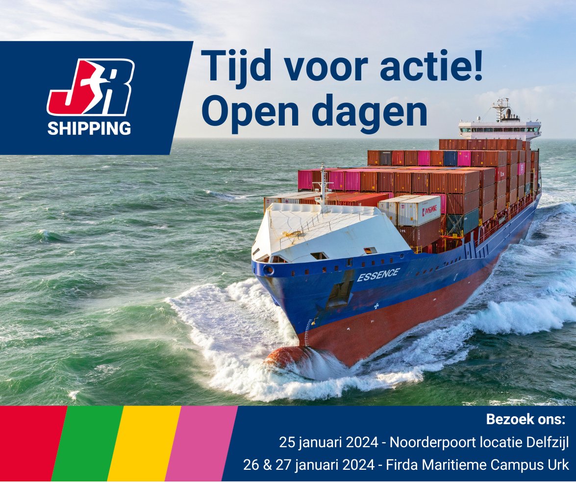 Zie jij toekomst in de scheepvaart? Het is tijd voor actie! 🚢

Bezoek ons deze week tijdens de open dagen:
Donderdag 25 januari 2024 - Noorderpoort, vestiging Delfzijl en vrijdag 26 en zaterdag 27 januari 2024 - Firda Maritieme Campus Urk

#Noorderpoort #FirdamaritiemecampusUrk