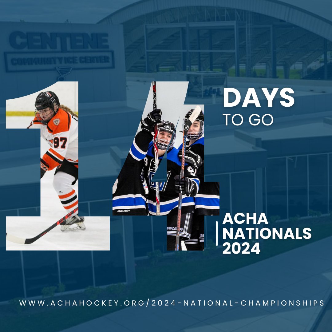 achawomensd1's tweet photo. Final ranking is out and we are TWO WEEKS away from the W1 National Tournament beginning! Who will you be rooting for?? #ACHANationals2024 https://t.co/fKh6Wn4Vze