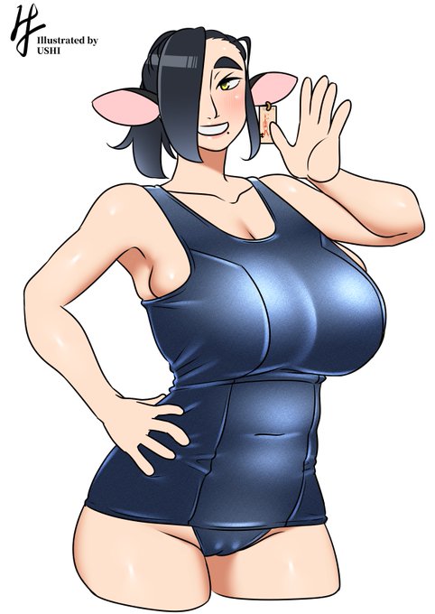 旧スクール水着オトマツさん習作。 