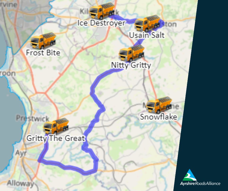 AyrshireRoads's tweet image. Our gritting teams are preparing to head out this evening &amp;gt; ara.grittertracker.co.uk/ARA/Home/Map

Winter information - ayrshireroadsalliance.org/Winter-Informa…

#winter2023 @EastAyrshire @southayrshire