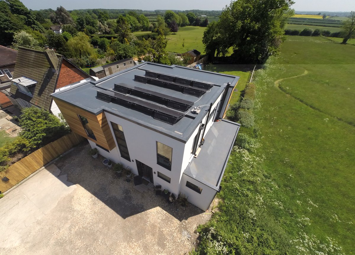 TopsealSystems's tweet photo. A great drone shot from a Topseal roof on this property. Topseal can provide a durable roofing solution that is installed by Topseal Approved companies and comes with a guarantee lasting decades. https://t.co/A99fRu8dSC