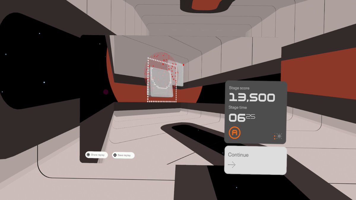 Csmashvrs's tweet photo. BIG NEWS, Cosmonauts: C-Smash VRS is now updated with Global Leaderboards, allowing players to challenge one another, new Accessibility features including one-handed play, new voices and tweaks to the overall experience. Enjoy!🧡 
#CSmashVRS #PSVR2 #Sega @PlayStation @SEGA @RpdEyeMovers