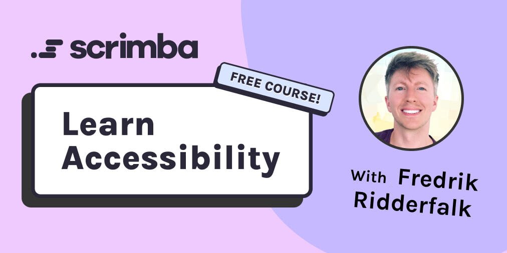 scrimba's tweet photo. 🌟 Big news! Our highly-requested "Learn Accessibility" course is now available for FREE on Scrimba! 🎉

Enrol now and make the web welcoming for all!

🔧 Hands-on projects, 👀 essential WCAG insights, and more await.

#WebAccessibility #A11y #WCAG 🖥️🌐🚀 https://t.co/JzYfJAPLx7