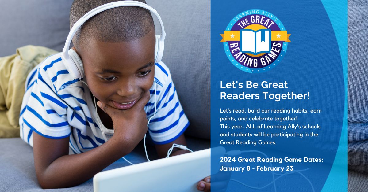 Educators using <a href="/Learning_Ally/">Learning Ally</a>’s #Audiobook Solution have kicked off the 2024 Great Reading Games, transforming reading into a thrilling competition! Perfect for students who love a challenge. #GRG24 #education #accessibility   Register now: buff.ly/3Hvs1KX