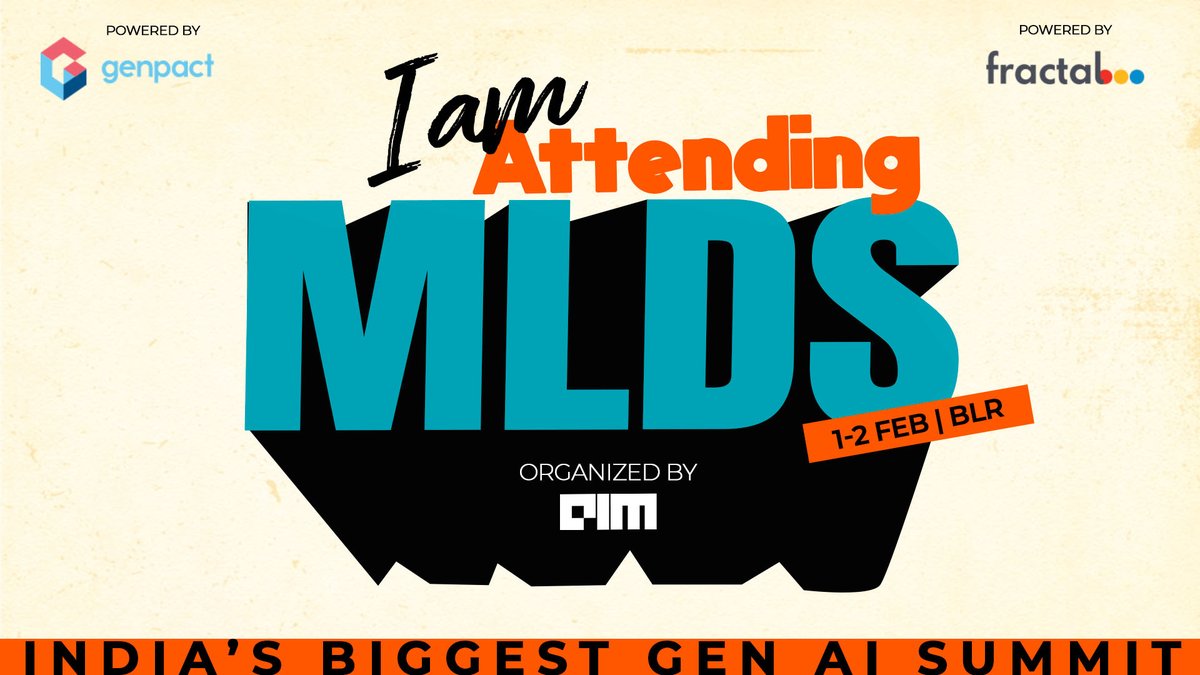 ashutoshsinha51's tweet photo. Attending my first Developer Summit😊😊. 
hashtag #MLDS2024 #analyticsindiamag #AnalyticsIndiaMagazine #GenAI #ML #DL https://t.co/JubA710L1J