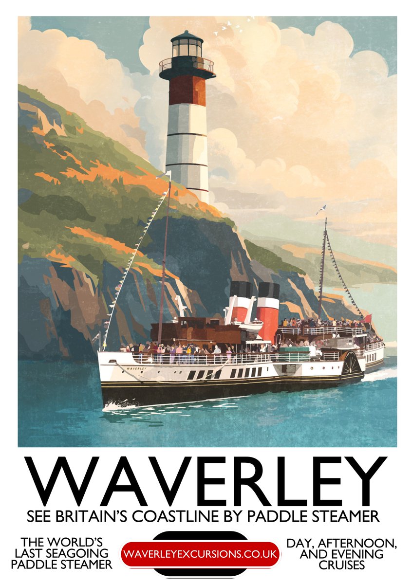 See Britain’s Coastline by Paddle Steamer Something is on the horizon in just two weeks’ time – stay tuned! Get your 2024 sailing tickets at waverleyexcursions.co.uk/product/waverl… #waverley #twoweeks #countdown #2024