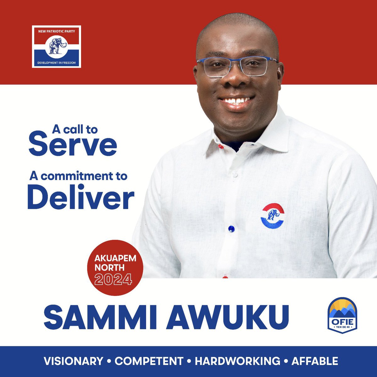 🚨 31 Days of posting my Political Idol🚨🫶🏽💙🤍❤️🐘

Day 3

In awe of his unwavering dedication to serving the people. 
#Inspiration 
@sammiawuku #AkuapemNorth2024