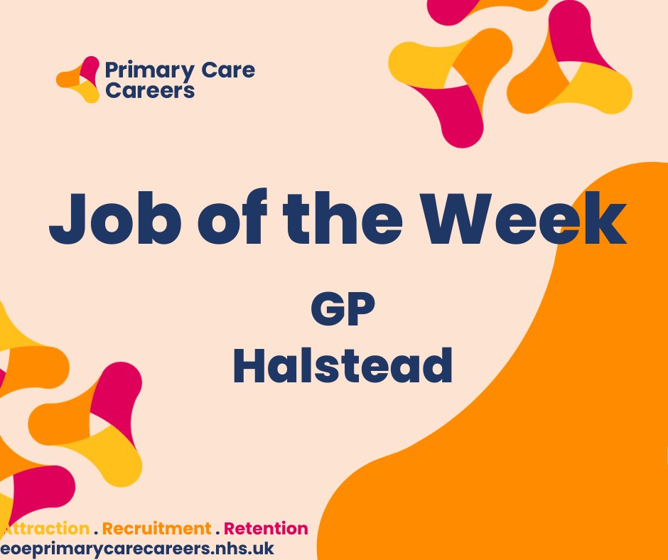 Are you a GP seeking a part-time role or an additional session each week? Hedingham Medical Centre is looking for a salaried GP to join their friendly team for 1 session each week, on a Tuesday afternoon. vacancies.eoeprimarycarecareers.nhs.uk/vacancies/6929…