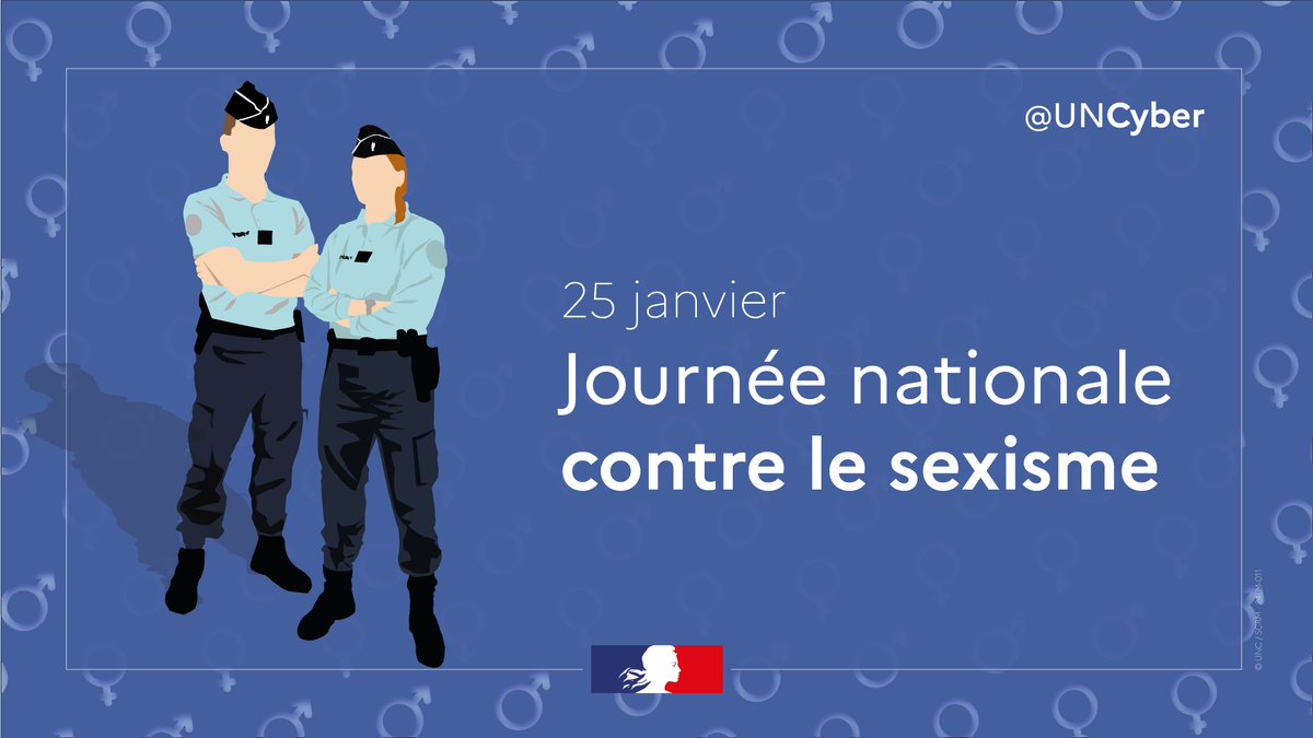 🤝 @CyberGEND se mobilise à l'occasion de la Journée Nationale contre le Sexisme. Engagés pour l'égalité des genres, la diversité et l'inclusion, dépassons les stéréotypes et construisons un futur équitable.