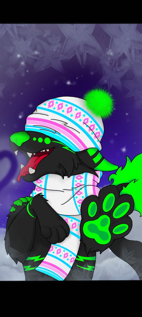 FiskFox's tweet image. Winter connecting phone backgrounds I made for my husband and myself 
#background #couple #winter