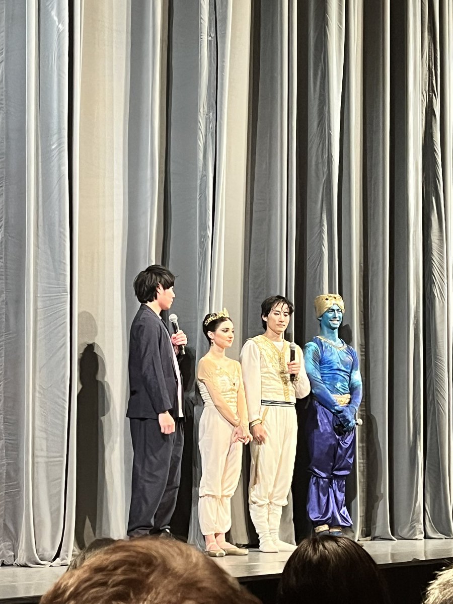 bulan_221's tweet photo. ヤマカイ、ネレアさんのバレエ公演アラジン -THE BALLET SHOW-
クスッと笑えて、美しく、そしてダイナミックで、とても楽しかったです！
久しぶりにプロの公演を九州で観ることができて嬉しかったです🩰
バレエの公演を観て「楽しかった」という感想が出ることが新鮮！
次も行きたい💕
#バレエを広める https://t.co/eRz8Z2k7Cw