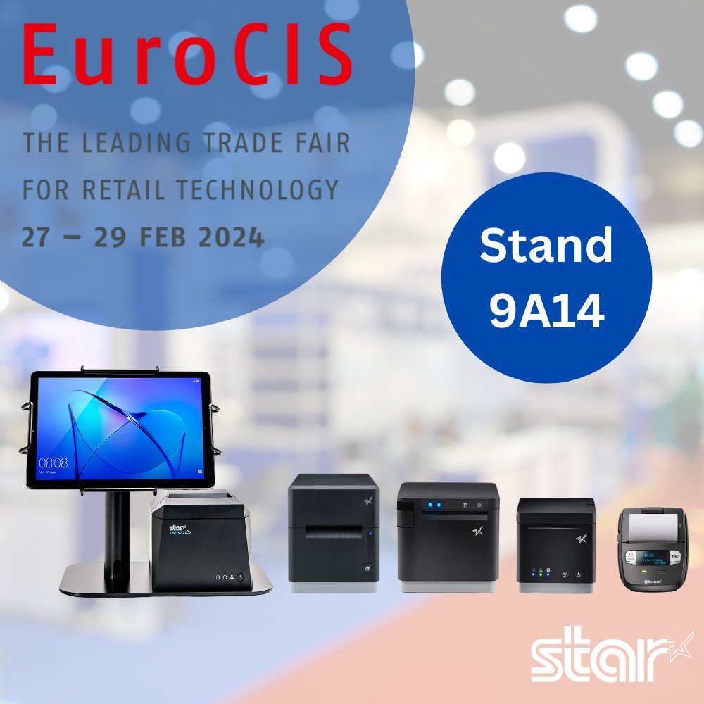 The countdown begins! Star has officially entered the one-month mark until EuroCIS 2024! We're gearing up for an incredible showcase of innovation and cutting-edge technology. Find us on stand 9A14. See you there! #EuroCIS2024