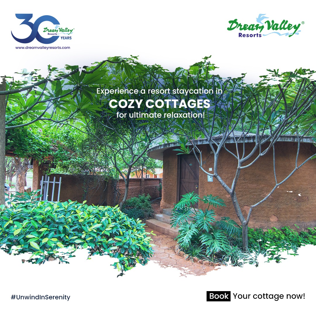 Discover the utmost comfort in our resort's cottages—an escape where relaxation meets elegance, offering the perfect staycation getaway!

Contact Us - +91-9666209209

#DreamValley #HyderabadWaterpark #HyderabadResort #WaterparkFun #HyderabadGetaway #ResortLife #FamilyVacation