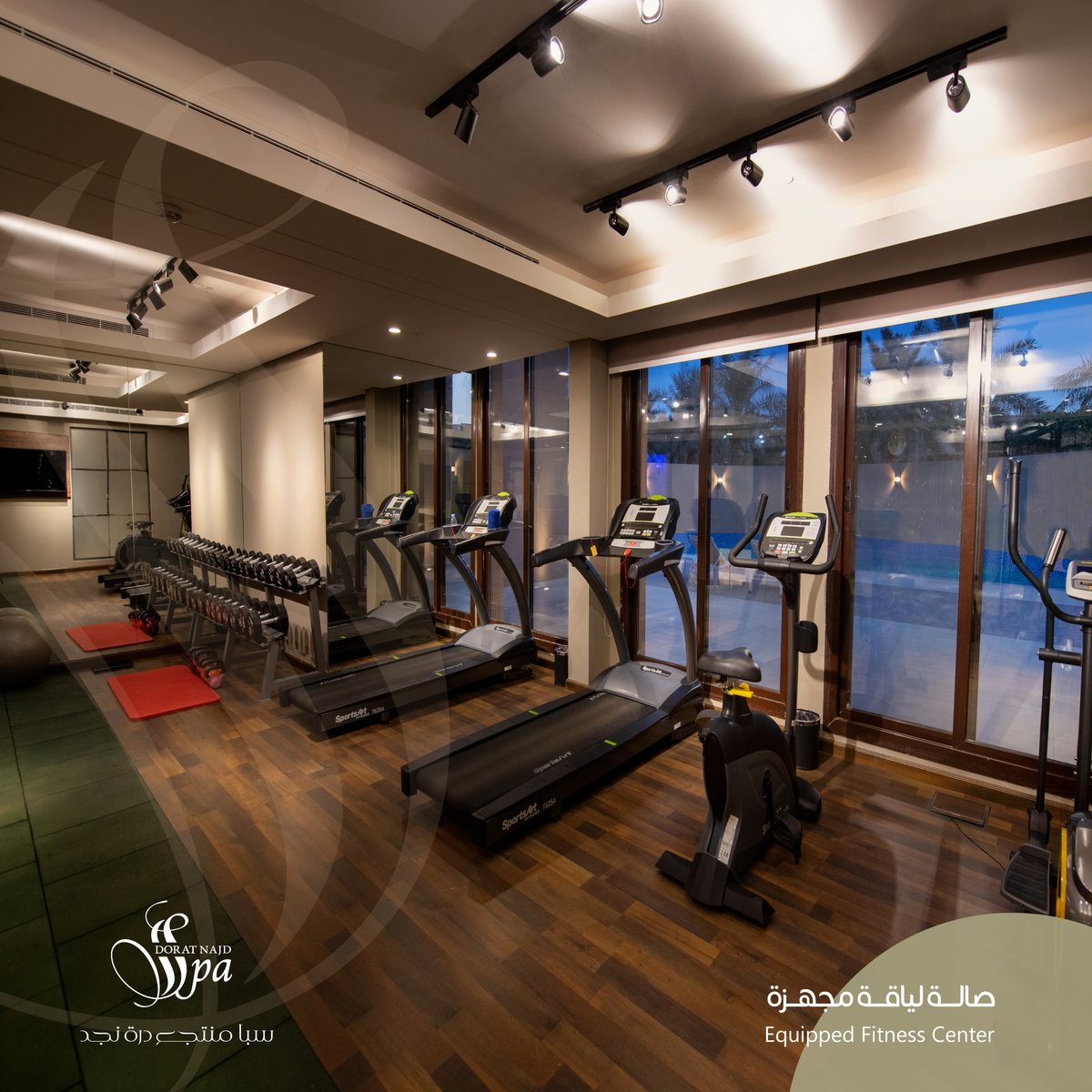 اعثري على سلامك الداخلي وتناغمك الدائم وحافظي على حيويتك المعتادة بالنادي الصحي في #منتجع_درة_نجد
حيث يتكون النادي من:

غرف مساج هادئة
مرافق #ساونا
مرافق #بخـار
مرافق #جاكوزي
حمام مــغربي متكامل

واحصلي عند الحجز على #خصم_خاص ٥٠٪ بمناسبة الافتتاح حتى تاريخ ٢٠ فبراير