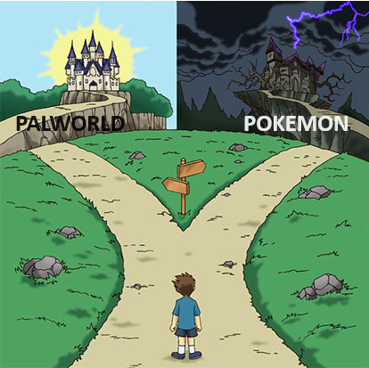 Je pose ça là / Put it here :
#Pokemon #Palworld #Memes #twopathmeme #pokemonVSpalworld