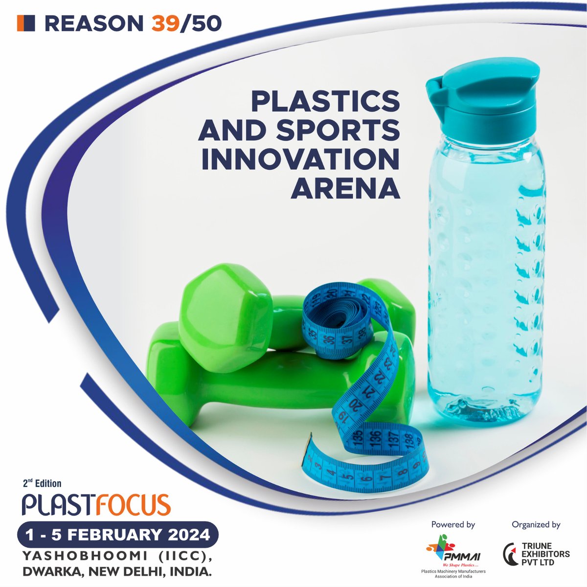 plastfocus's tweet photo. Experience the fusion of Plastics and Sports in the Innovation Arena at #PlastFocus. Elevate your game with technology. 
Visitor Registration: https://t.co/EJbGwzxkp7 https://t.co/O6DEQs0nIM