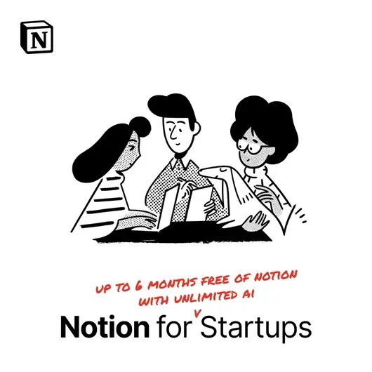 Faites grandir votre startup sur <a href="/NotionHQ/">Notion</a> ! Grâce à Maddyness UK, vous pouvez bénéficier de 6 mois gratuits, avec IA illimitée. 
👉 Pour vous inscrire, remplissez ce formulaire avant le 1er février 2024 : ntn.so/maddyness-uk-n…