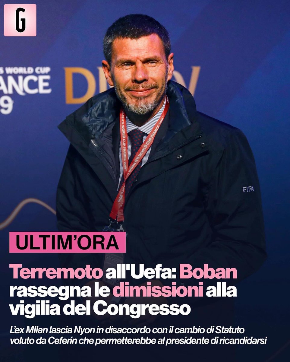 juventusfans's tweet photo. Onore a #Boban che si ribella alla dittatura di #Ceferin! 👏 #CeferinOut https://t.co/2zAuErBtmo