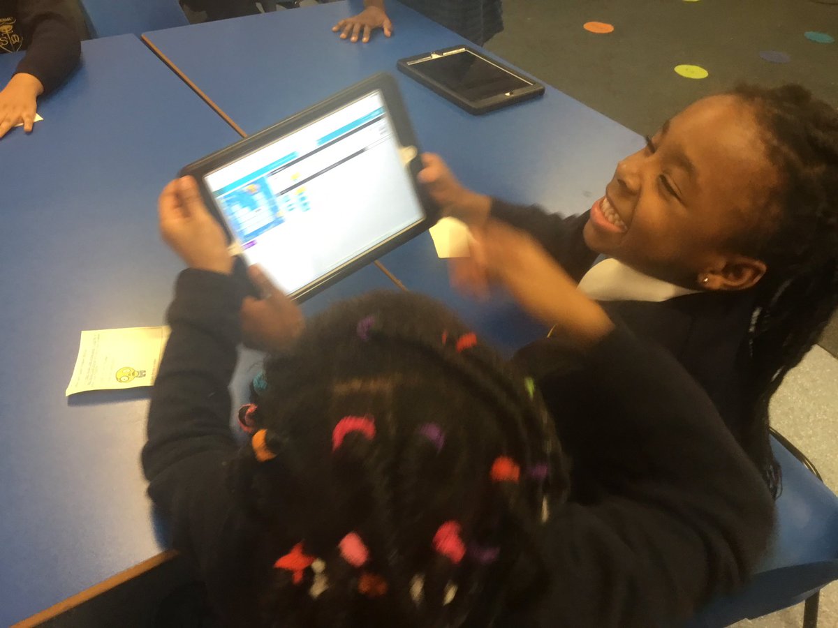 StmThinkers's tweet photo. We were very good at coding today! We even started to make our own lines of code. #STMComputing https://t.co/uwjKI4U9vr