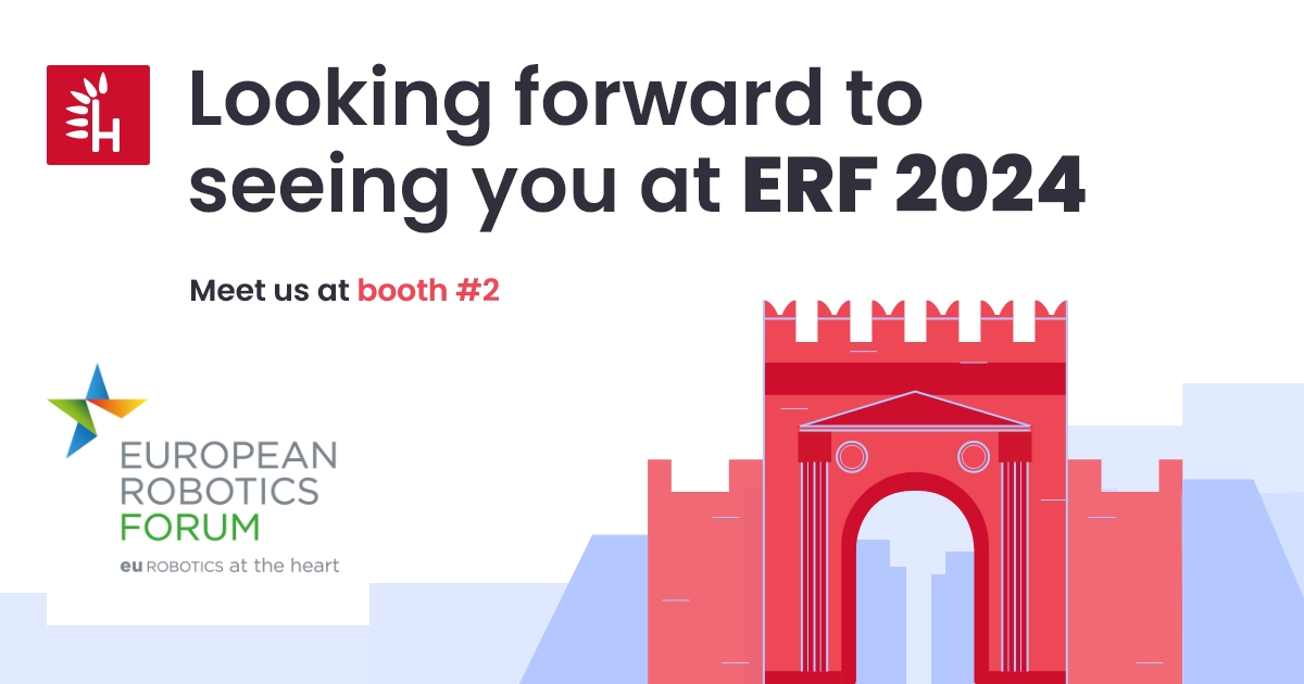 husarion's tweet image. Excited to announce we will be participating as an exhibitor in the European Robotics Forum in Rimini, Italy, from March 13-15 🦾

Visit us at booth no. 2 to chat with our engineers and see #HusarionPanther and #ROSbot XL in action.

#ERF2024