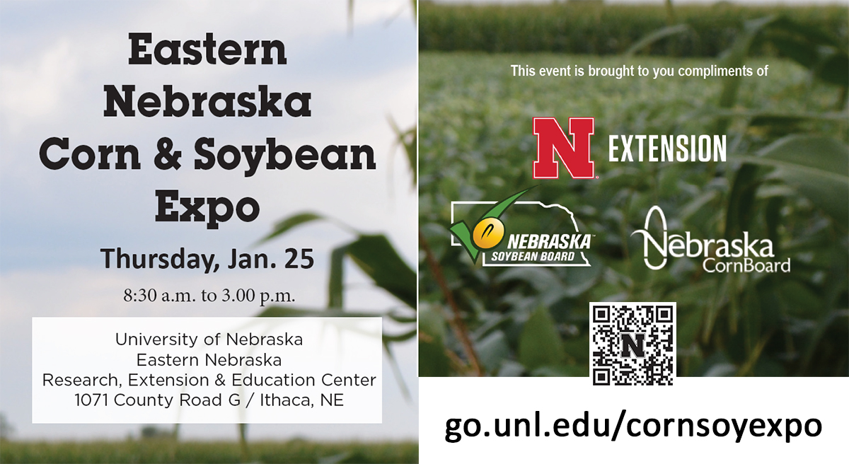 Univ of NE ENREEC (@nebenreec) on Twitter photo Today's the Day (Thursday 1/25)! Head out to the Eastern Nebraska Corn and Soybean Expo!
Need directions to ENREEC? Here's a link: go.unl.edu/findenreec
<a href="/NESoybeanBoard/">Nebraska Soybean Board</a>
<a href="/NECornBoard/">Nebraska Corn Board</a>
<a href="/UNLExtension/">Nebraska Extension</a> Today's the Day (Thursday 1/25)! Head out to the Eastern Nebraska Corn and Soybean Expo!
Need directions to ENREEC? Here's a link: go.unl.edu/findenreec
<a href="/NESoybeanBoard/">Nebraska Soybean Board</a>
<a href="/NECornBoard/">Nebraska Corn Board</a>
<a href="/UNLExtension/">Nebraska Extension</a>