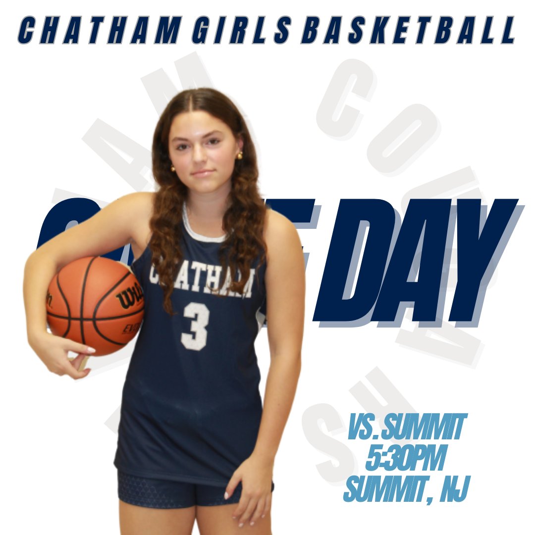 On the road again, we can't wait to get on the road again...come check out the Cougars as they play their next door rivals <a href="/sgbballnj/">Summit Girls Basketball</a> Let's goooooo!!!!!! #BleedBlue 
📌Summit, NJ <a href="/coachkennyhoops/">coachkennyhoops</a> 
⌚️5:30PM (Varsity Only)
<a href="/ChathamCougars/">Chatham High School Athletics</a> <a href="/Athletics_CHS/">Chatham Boosters</a> <a href="/ChathamsTAP/">Chatham TAP</a>
