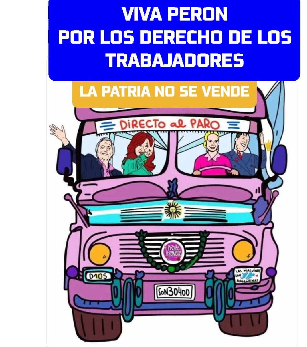 SIEMPRE CON LOS QUE MENOS TIENEN Y CON LOS TRABAJADORES SIEMPRE VIVA PERON <a href="/CFKArgentina/">Cristina Kirchner</a> <a href="/fsaintout/">Florencia Saintout</a> <a href="/Kicillofok/">Axel Kicillof</a>