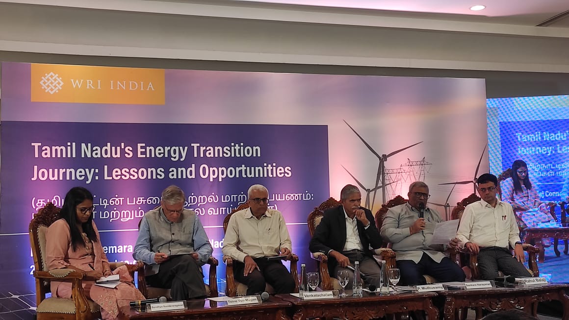 WRI Panel Discussion: Making 50% #RenewableEnergy in Tamil Nadu by 2030. FaMeTN was a part of the World Resource Institute, India (WRI India) workshop panel discussion titled 'Tamil Nadu's energy transition journey: Lessons and Opportunities' on 23rd January 2024 at Taj…