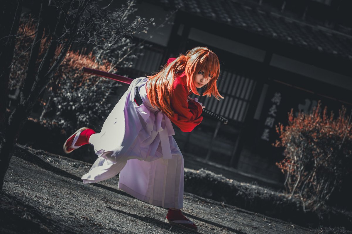 Mokkun_Mao's tweet photo. 【Cosplay】
るろうに剣心 / 緋村剣心

.
photo @_Bridge_Book 
 #こす旅 https://t.co/WatErX4IPv