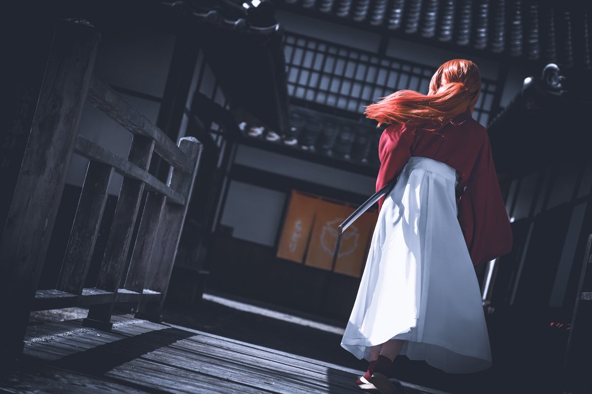 Mokkun_Mao's tweet photo. 【Cosplay】
るろうに剣心 / 緋村剣心

.
photo @_Bridge_Book 
 #こす旅 https://t.co/WatErX4IPv