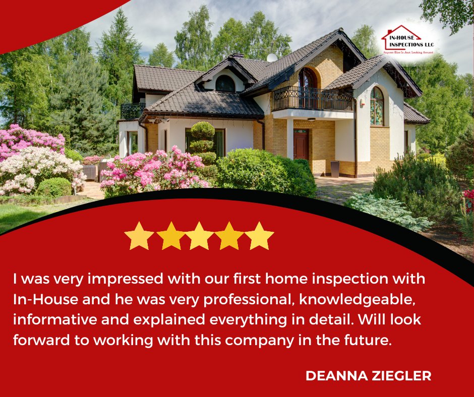 Thank you so much for this 5-star review ⭐ ⭐ ⭐ ⭐ ⭐ 
We appreciate you being a customer and helping to share the word about us. 

Schedule Your Home Inspection Now! 
🌐in-houseinspections.com/schedule-now/ 

Call In-House Inspections Today! 
☎️ (901) 609-7555
