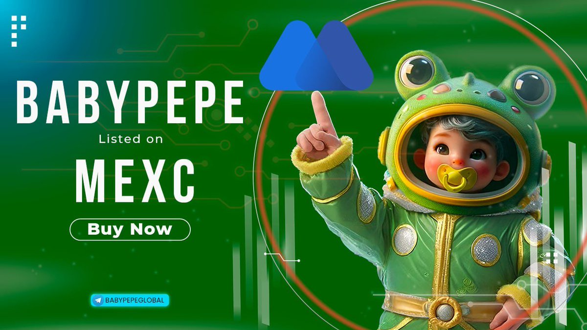 Babypepefi's tweet photo. 📈MEXC PAID $60K
https://t.co/wI4ZfV8Hot

抹茶使用仅付款 支付60KUSDT周一上所

合约🐸
0xf1dc2f7d9b9de5421ee89ef746f482a16e213383🐸

#BABYPEPE #BABYPEPEFI #burn#FOMO https://t.co/tRyO7d64C8
