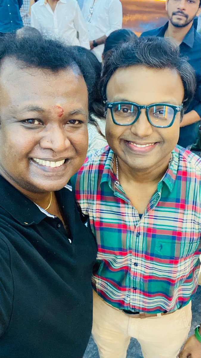 Wishing our movie's fabulous music director a very happy bday. A fantastic human being and a powerhouse of talent. ❤️ @immancomposer