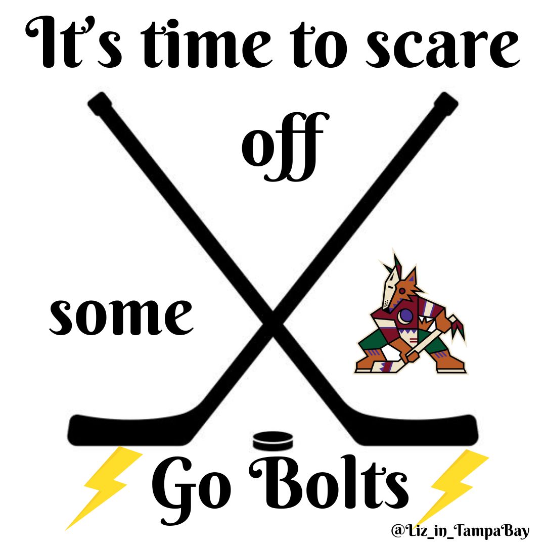 Liz_in_TampaBay's tweet image. Did you know coyotes are naturally afraid of humans and can be scared off by making loud noises and waiving your arms? You know what to do #GoBolts fans. #BeTheThunder
Let&apos;s #GoBolts Let&apos;s #GoBolts Let&apos;s #GoBolts Let&apos;s #GoBolts Let&apos;s #GoBolts Let&apos;s #GoBolts Let&apos;s #GoBolts