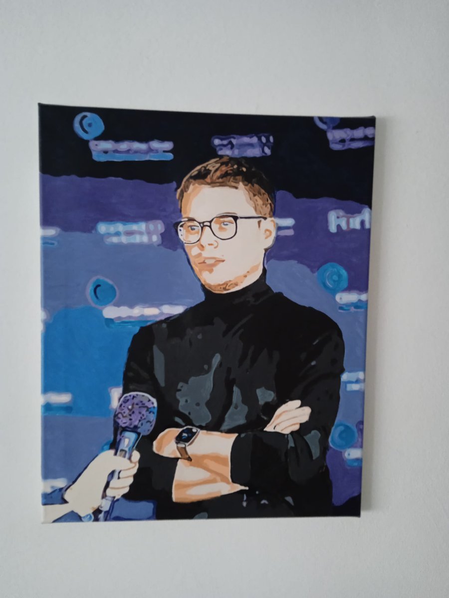 SerceZdrugiej's tweet photo. Serce z drugiej ręki 🤲❤️ -  licytacja dla Pani Agnieszki cz. 2 🧑

🖼️ Portret @jarokrolewski - wykonany techniką akryl po numerach 🎨

Autorstwa @AlexAlexandra86 🖌️

📏 Wymiary 50cm x 40 cm

Nie licytujesz ❓

kliknij ❤️ i podaj dalej 🔃🤝

Szczegóły licytacji Tweet #2  ⬇️⬇️ https://t.co/zPP4671kbM