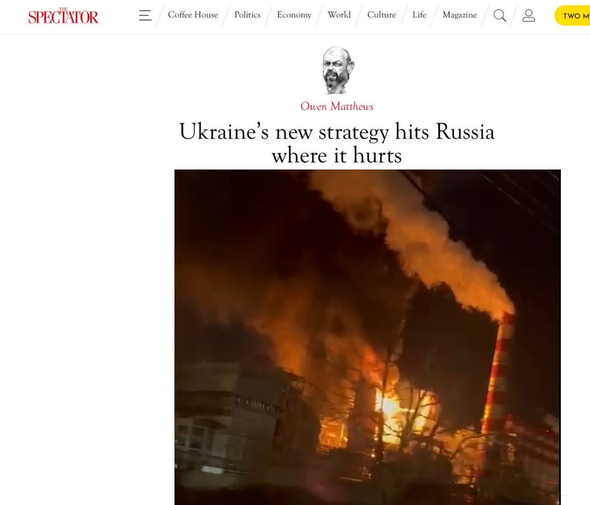 boris_beissner's tweet image. Triff den Feind dort, wo es weh tut!

Die neue Militärstrategie der #Ukraine trifft #Russia an den wunden Punkten - #TheSpectator