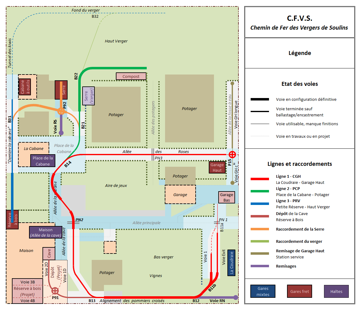 Mise à jour du plan du réseau suite aux travaux de ces dernières semaines.
Du trait qui devient plus gras pour l'essentiel.